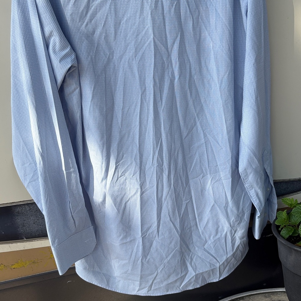Perry Ellis Sky Blue Casual Button Down Shirt - Picture 5 of 5
